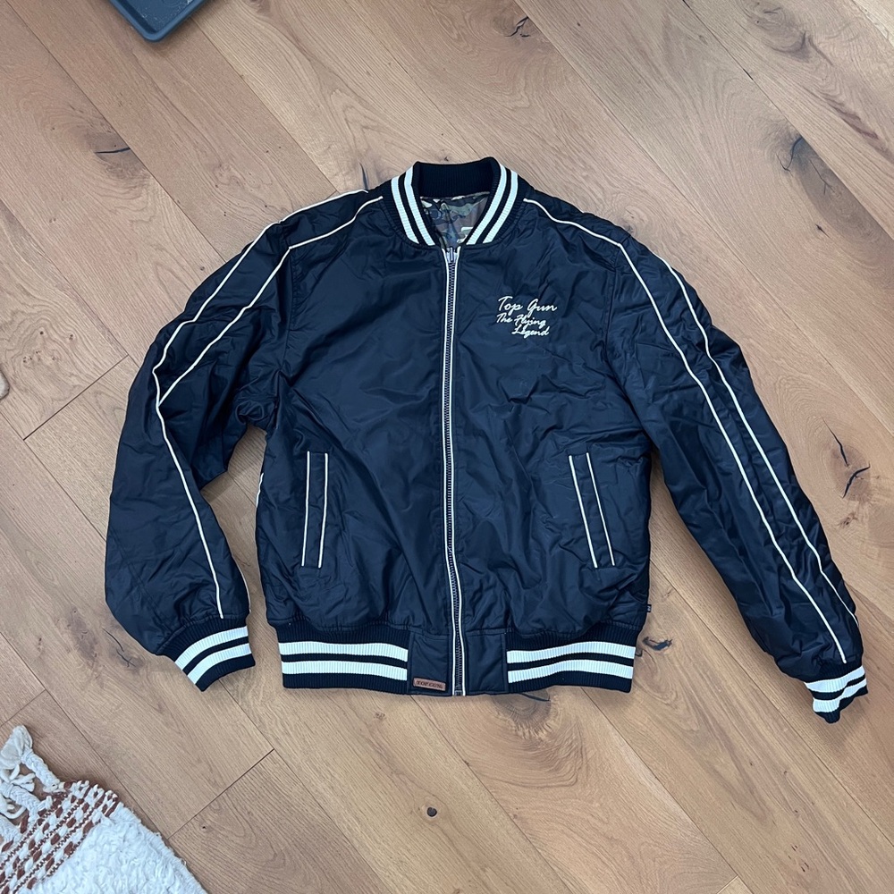 Men's Black Bomber Jacket